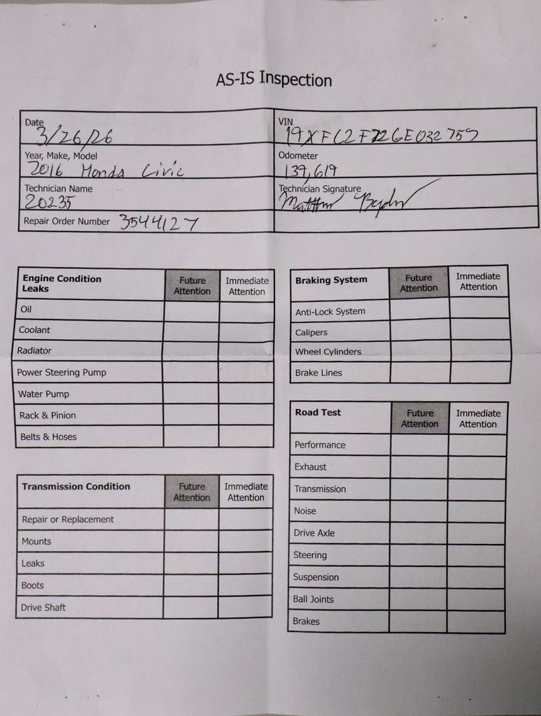 2016 Honda Civic Sedan EX