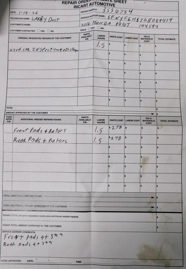 2016 Honda Pilot EX-L