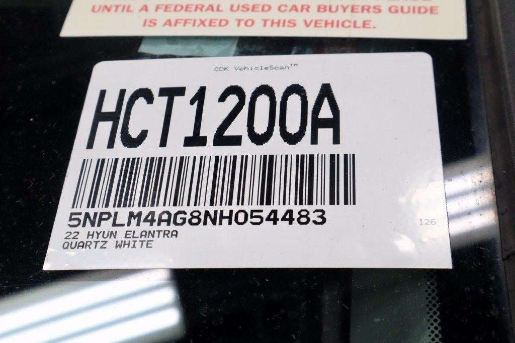 2022 Hyundai ELANTRA SEL