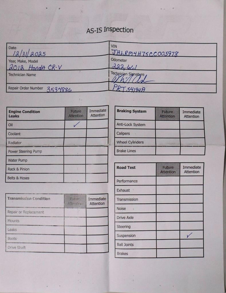 2012 Honda CR-V EX-L