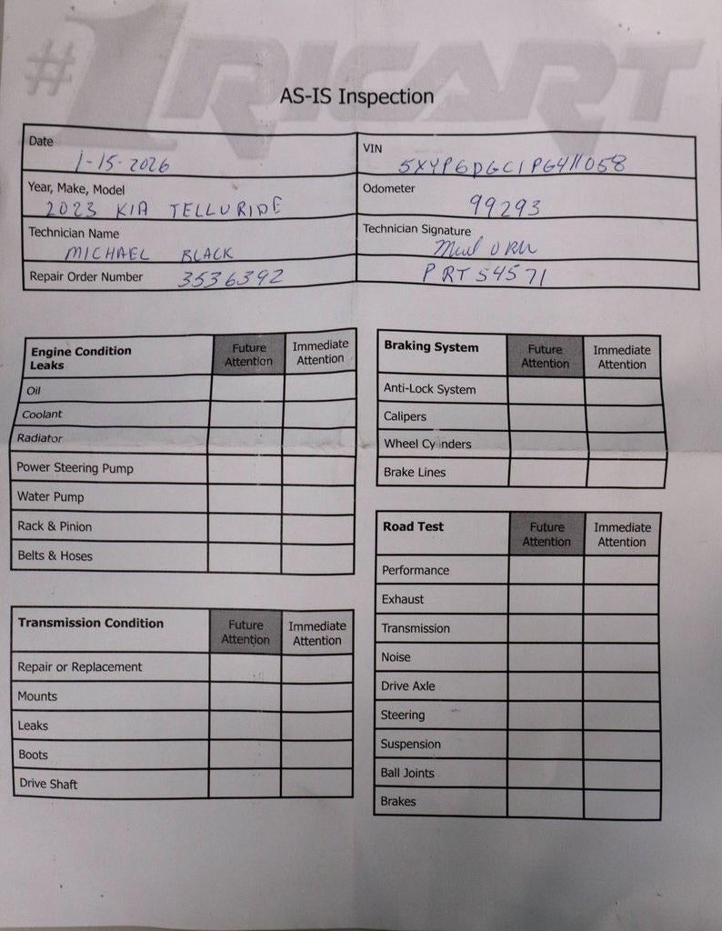 2023 Kia Telluride S AWD