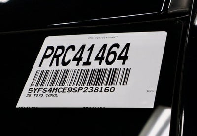 2025 Toyota Corolla SE CVT (Natl)