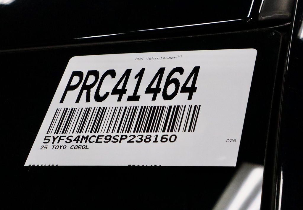 2025 Toyota Corolla SE CVT (Natl)