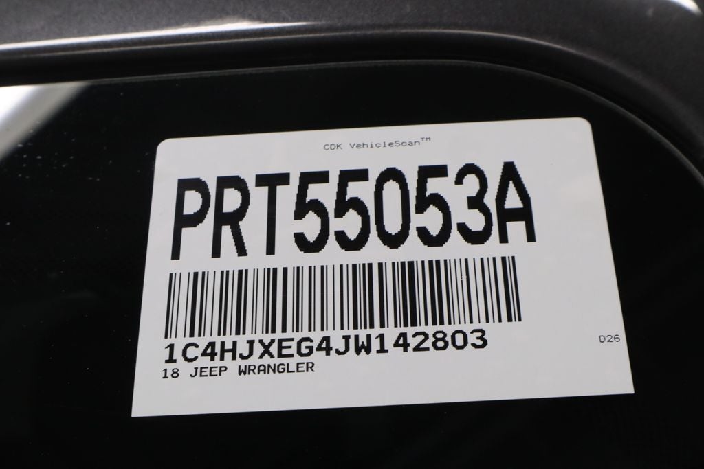 2018 Jeep Wrangler Unlimited Unlimited Sahara