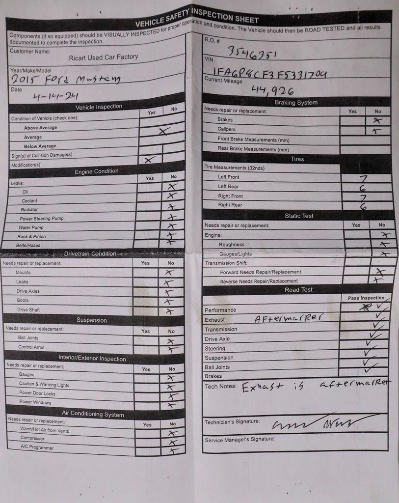 2015 Ford Mustang GT Premium