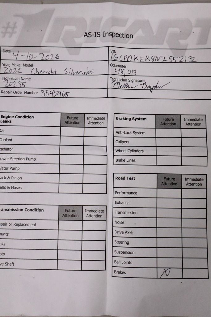 2022 Chevrolet Silverado 1500 LT