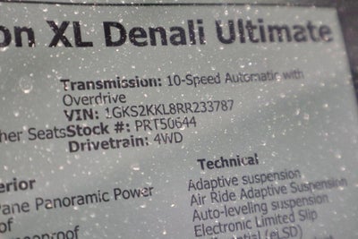 2024 GMC Yukon XL Denali Ultimate