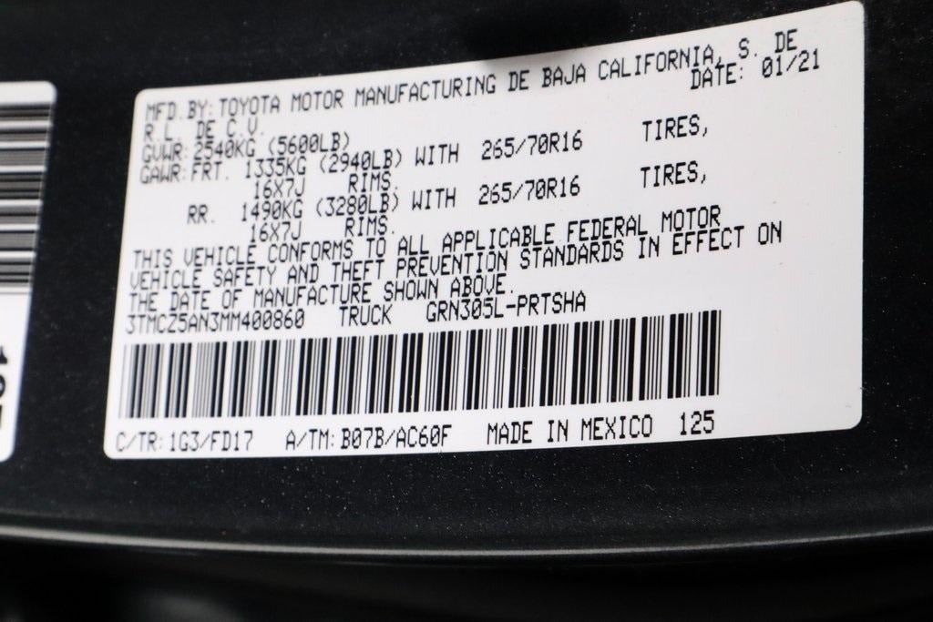 2021 Toyota Tacoma 4WD TRD Off-Road