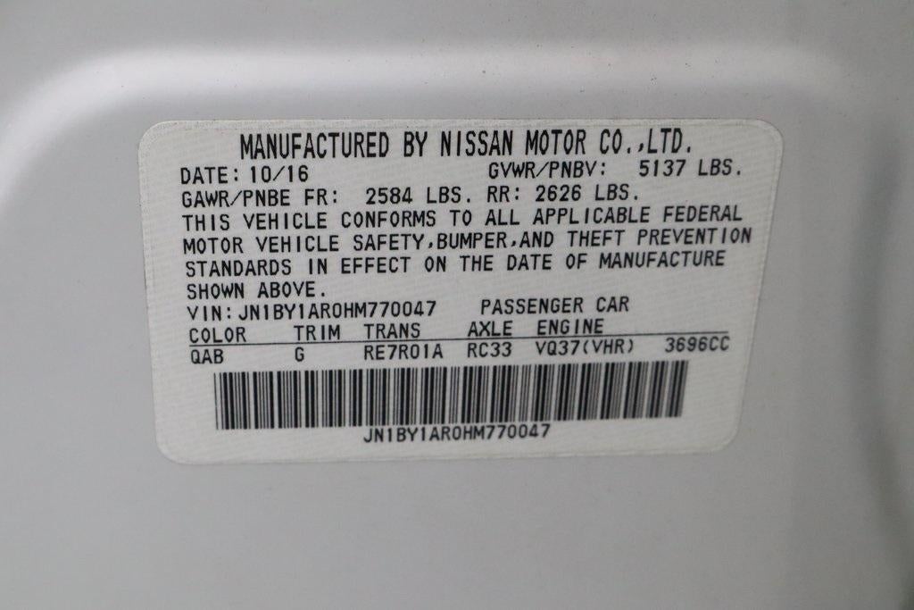 2017 INFINITI Q70 3.7X