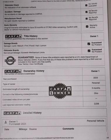 2025 Hyundai VENUE SEL